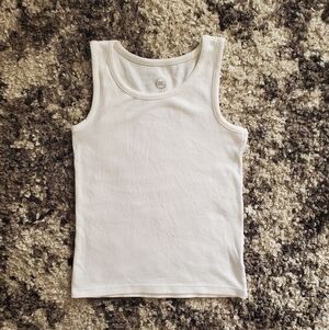 Girls Wonder Nation White Tank Top